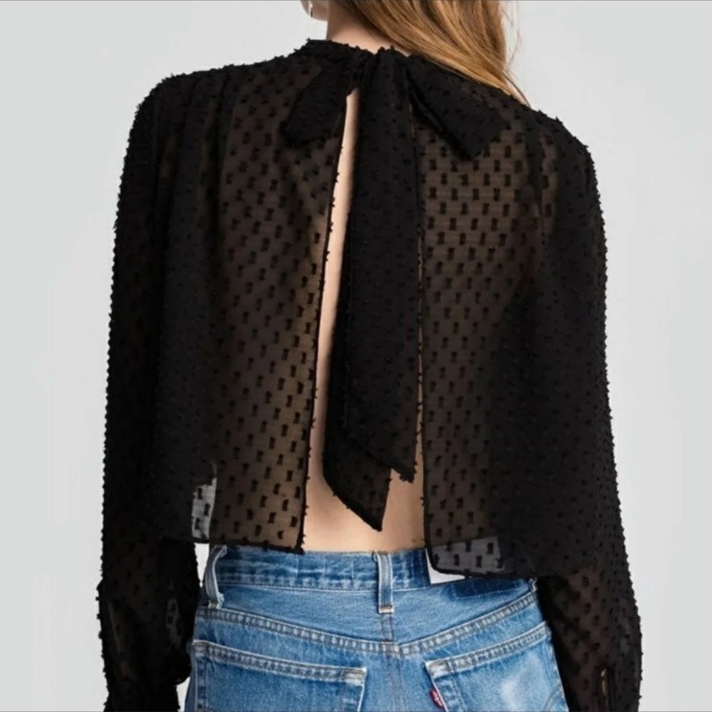 Wildfox Miami Dot blouse small - Picture 2 of 3